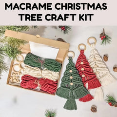 3pcs Woven Christmas Tree DIY Kit Perfect Holiday Gift
