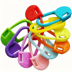 80pcs Mini Knitting Crochet Marker Plastic Safety Locking Stitch Markers