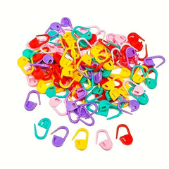 80pcs Mini Knitting Crochet Marker Plastic Safety Locking Stitch Markers