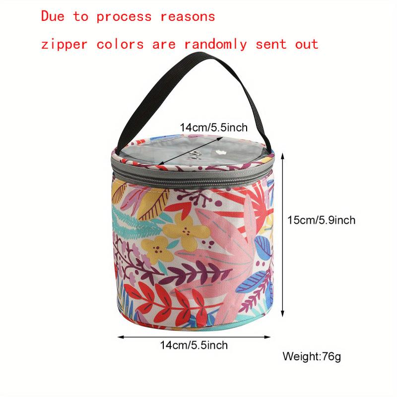 Yarn Storage Bag Knitting Organizer Tote Bag Crochet Bag Grommets