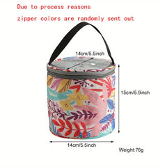 Yarn Storage Bag Knitting Organizer Tote Bag Crochet Bag Grommets