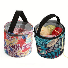 Yarn Storage Bag Knitting Organizer Tote Bag Crochet Bag Grommets