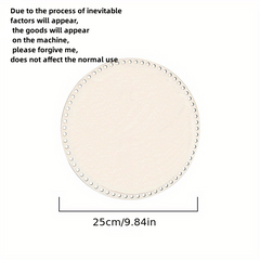 1pc Round Basket Bottom DIY Storage Natural Wooden Board