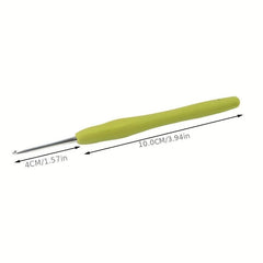 Crochet Tool Set Hook Doll Wool Thread Stainless Steel Soft Handle Crochet Needl
