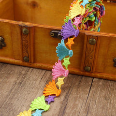 2 Yards Embroidery Lace Trim Sewing Lace Ribbon for DIY Crafts Supplies
