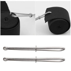 2pcs Elastic Clip Sewing DIY Tool Belt Guide Threader Sewing Belt Guide