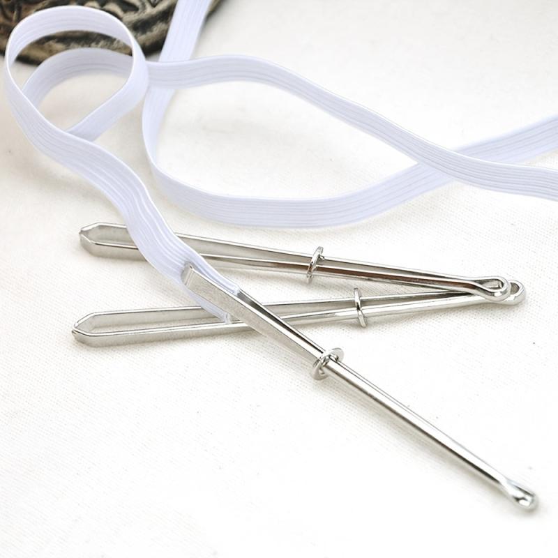 2pcs Elastic Clip Sewing DIY Tool Belt Guide Threader Sewing Belt Guide