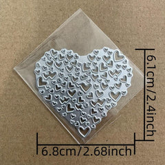 Heart Ornament Metal Cutting Dies for Scrapbooking
