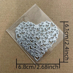 Heart Ornament Metal Cutting Dies for Scrapbooking