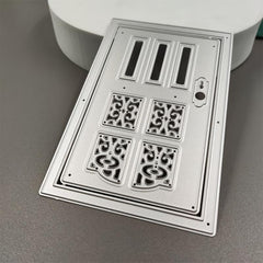 Retro Door Metal Cutting Dies for Scrapbooking Paper Craft
