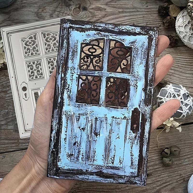 Retro Door Metal Cutting Dies for Scrapbooking Paper Craft