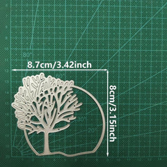 Tree Frame Bunny Metal Cutting Dies Stencil DIY Scrapbooking