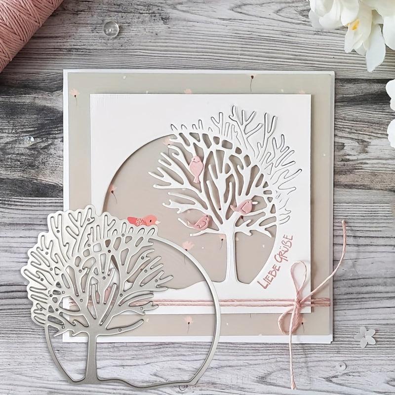 Tree Frame Bunny Metal Cutting Dies Stencil DIY Scrapbooking