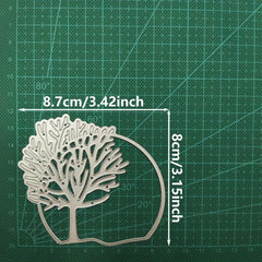 Tree Frame Bunny Metal Cutting Dies Stencil DIY Scrapbooking