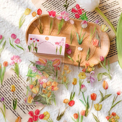 40pcs Daisy Mushroom Decorative Sticker Scrapbooking DIY Label Stationery