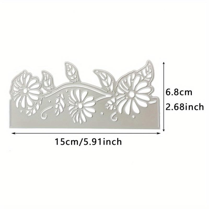 Rose Flower Edge Metal Cutting Dies DIY Scrapbooking Album Decorative Embossing