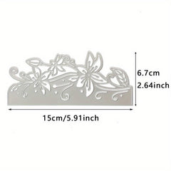 Rose Flower Edge Metal Cutting Dies DIY Scrapbooking Album Decorative Embossing