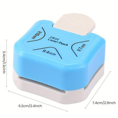 3-in-1 Rounded Corner Punch 4mm 7mm 10mm for Paper Crafts DIY Projects