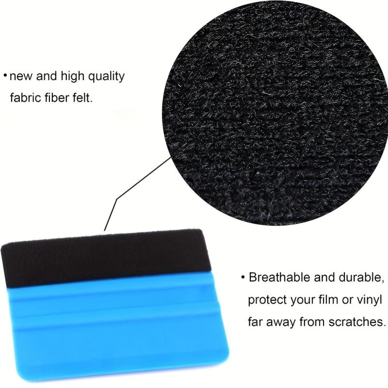 Vinyl Felt Squeegee Car Vinyl Scraper Plastic Multipurpose For Film