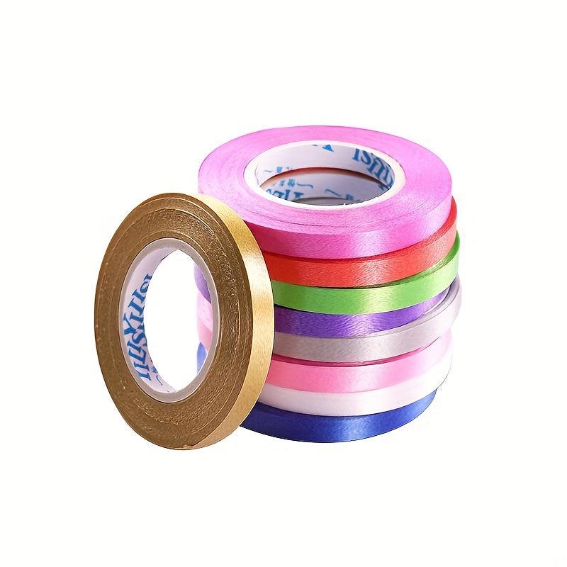 12 Rolls 10M Ribbon Balloons Wedding Birthday Gift Wrap Ribbon Bow DIY Decorativ