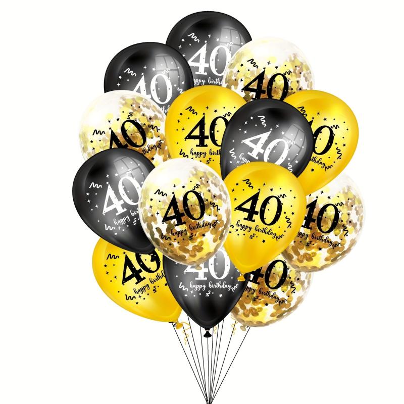 15pcs 30-48cm Number Birthday Balloon Decoration