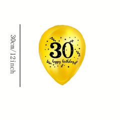 15pcs 30-48cm Number Birthday Balloon Decoration