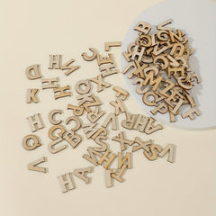 100pcs Wooden Letters Alphabet Letters For Crafts Unfinished Wood Letters