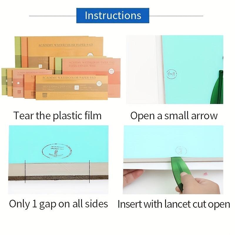 Cotton Watercolor Paper 20 Sheets Hand Painted Book For Artist Student