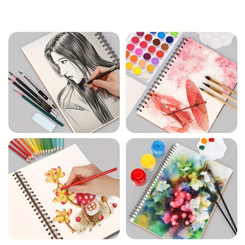 4K Sketch Book Loose Leaf 30 Sheets Thickened Student Sketch Paper