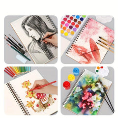 4K Sketch Book Loose Leaf 30 Sheets Thickened Student Sketch Paper