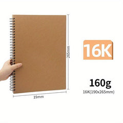4K Sketch Book Loose Leaf 30 Sheets Thickened Student Sketch Paper
