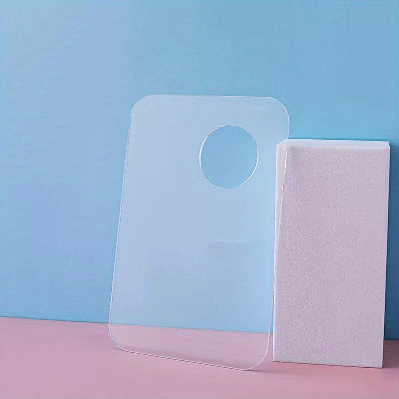 Clear Acrylic Paint Palette Circular Artist Pallet