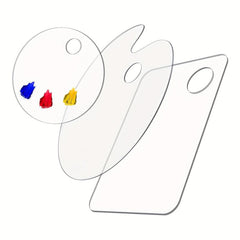 Clear Acrylic Paint Palette Circular Artist Pallet