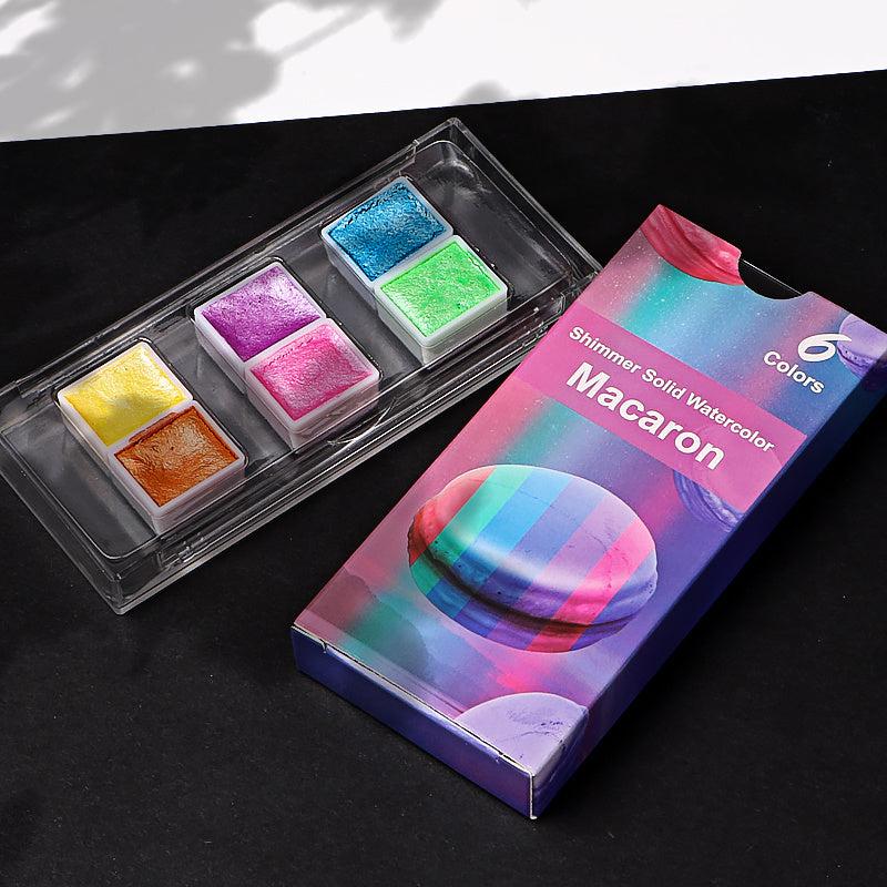 12 Colors Solid Watercolor Paint Set for Manicure Art