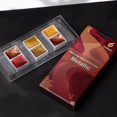 12 Colors Solid Watercolor Paint Set for Manicure Art