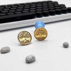 Large Tree Wax Seal Stamp Head & Handle