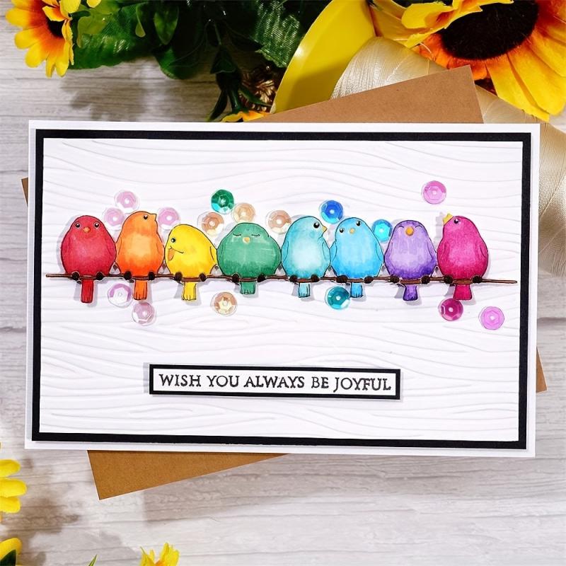 Birds Metal Cutting Dies Scrapbooking Paper Craft Blade Punch Stencils