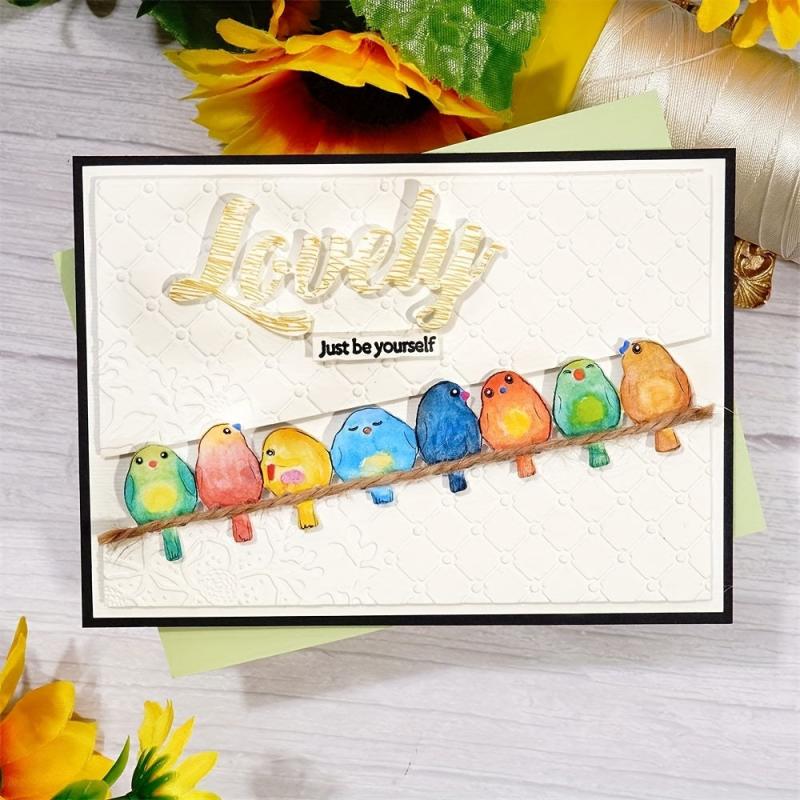 Birds Metal Cutting Dies Scrapbooking Paper Craft Blade Punch Stencils