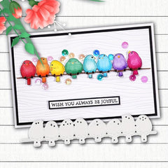 Birds Metal Cutting Dies Scrapbooking Paper Craft Blade Punch Stencils
