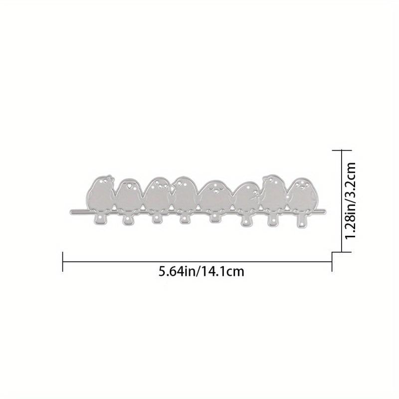 Birds Metal Cutting Dies Scrapbooking Paper Craft Blade Punch Stencils
