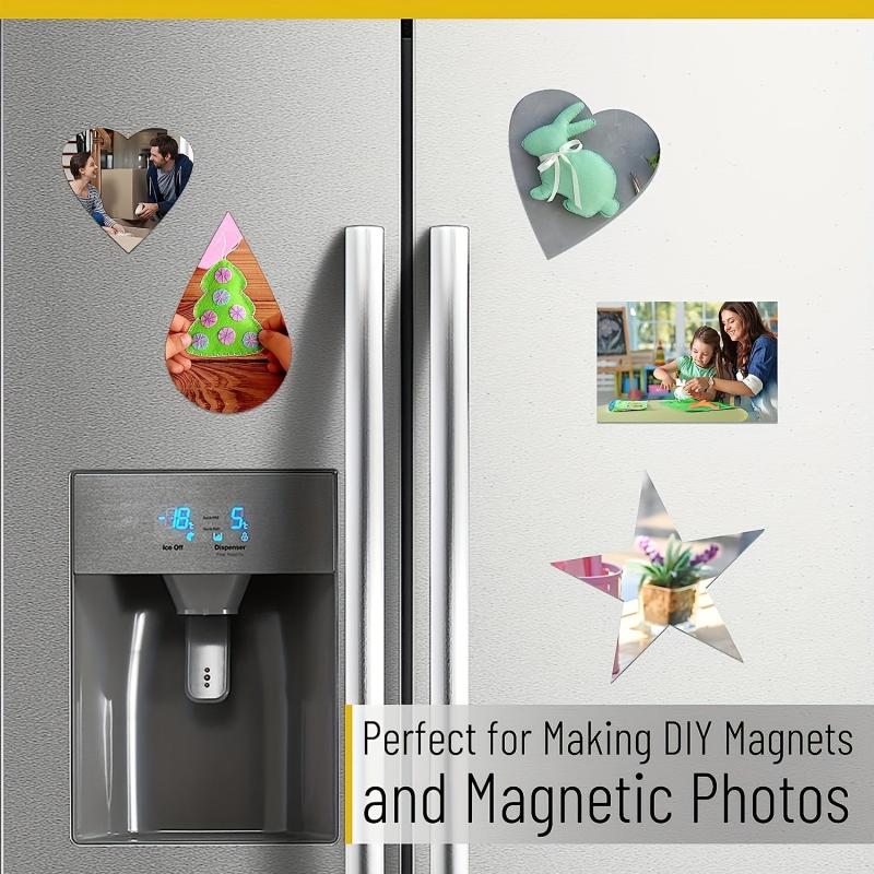 Adhesive Magnetic Sheets 4X6 10X15 5 Pack Magnetic Sheets With Adhesive Backing