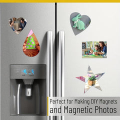 Adhesive Magnetic Sheets 4X6 10X15 5 Pack Magnetic Sheets With Adhesive Backing