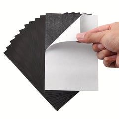 Adhesive Magnetic Sheets 4X6 10X15 5 Pack Magnetic Sheets With Adhesive Backing
