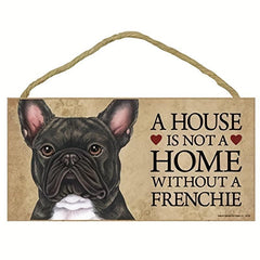 French Bulldog Wooden Plaque Gift Pendant Hanging Sign