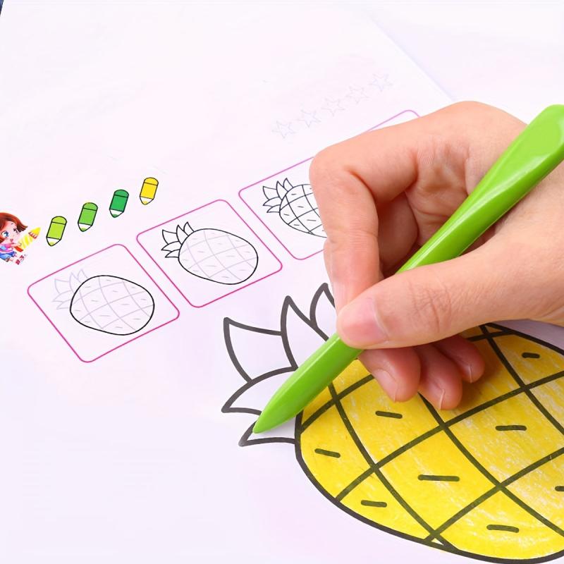36 Colors Triangle Crayons Set Double Headed Painting Stick Safe Non Toxic