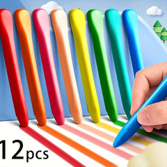 36 Colors Triangle Crayons Set Double Headed Painting Stick Safe Non Toxic