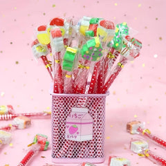Cartoon Christmas Pencil Eraser Combo Set for Writing and Drawing