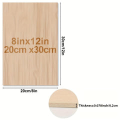 Basswood Sheets Crafts 20 2mm Thin Plywood Unfinished  Wood Boards