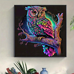 5D Owl Diamond Painting Kit DIY Frameless Decor