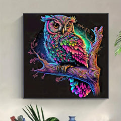 5D Owl Diamond Painting Kit DIY Frameless Decor